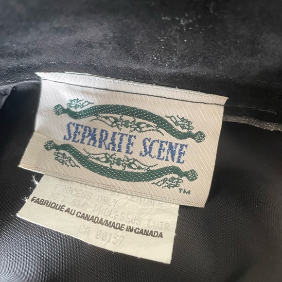 🇨🇦 Made in Canada vintage suede black skirt size 12 (better fit for size 10) - Picture 8 of 8